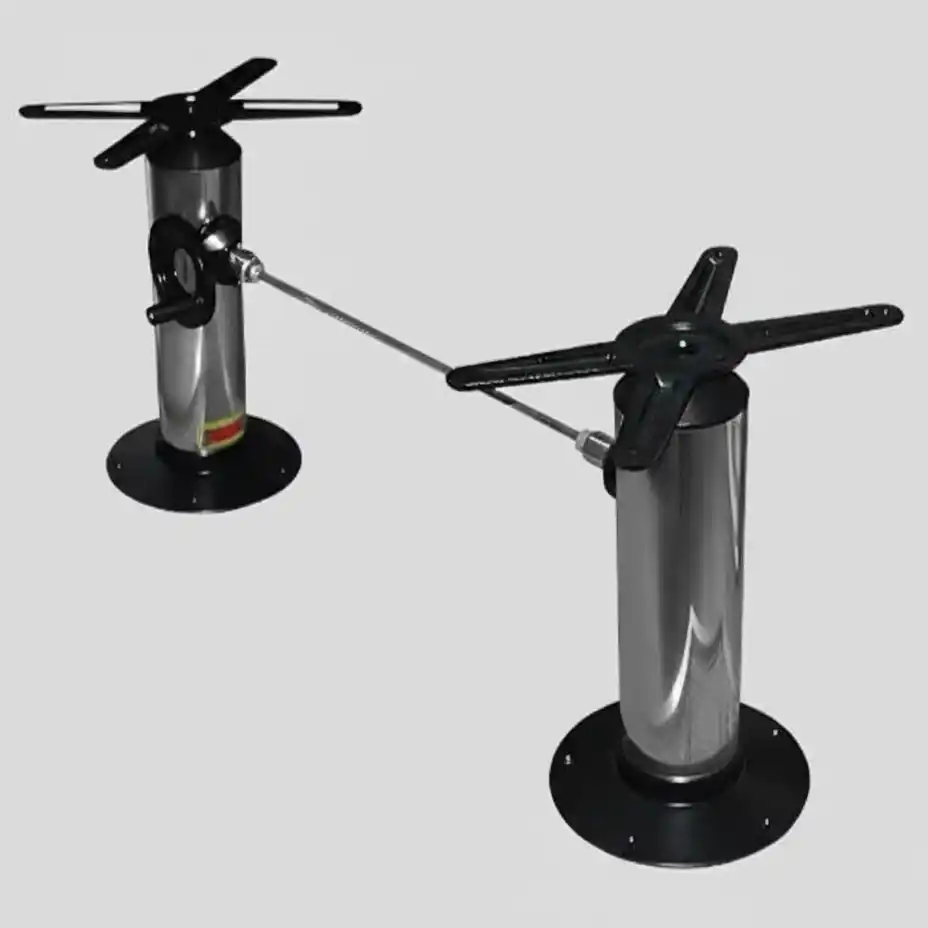 Pie de mesa doble pata hidráulico